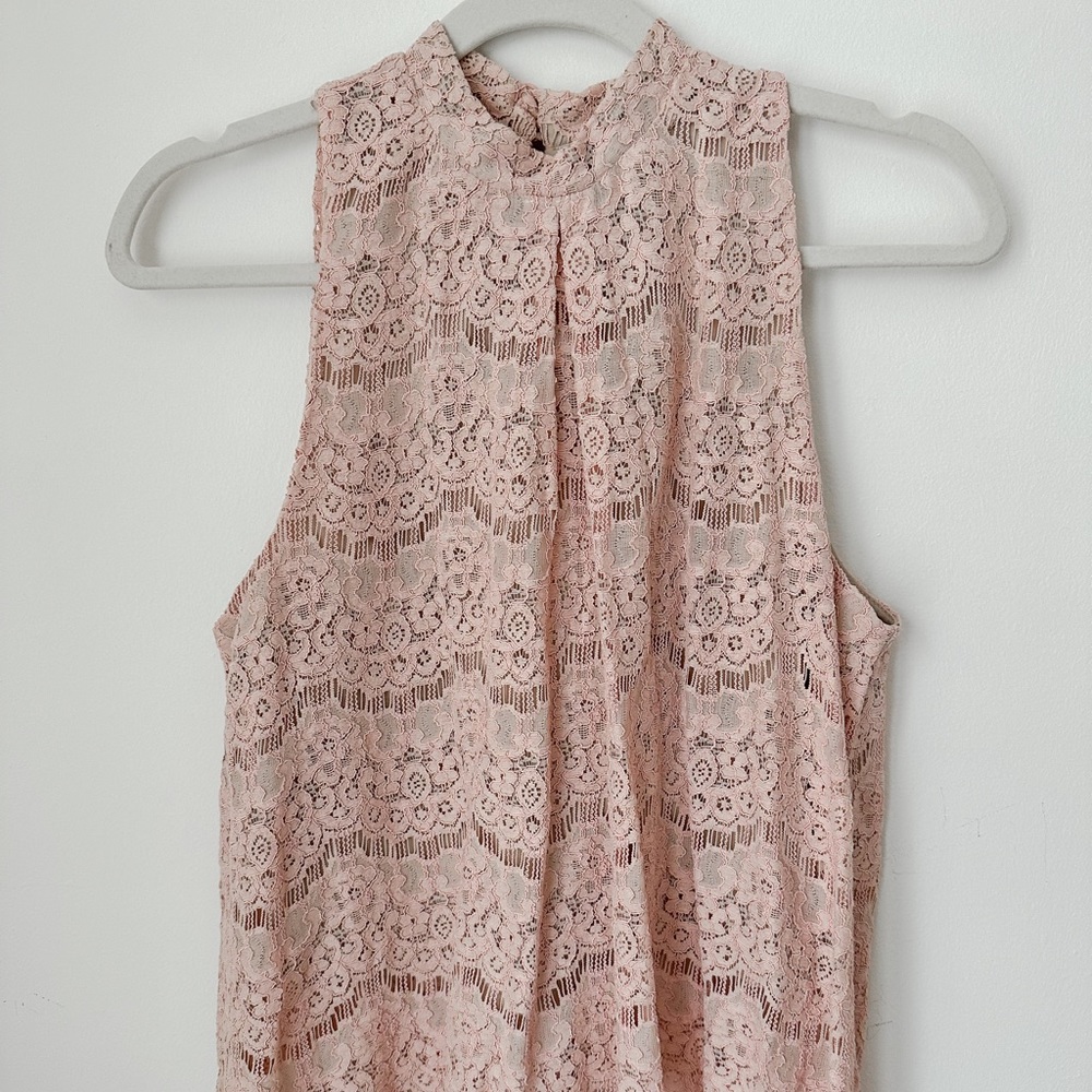 Lace Detail Halter Top